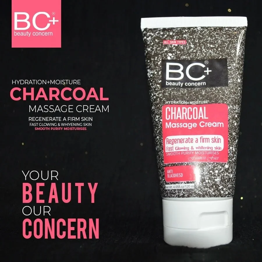 Charcoal Massage Cream (120 ml)